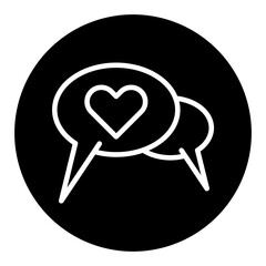 Love Message Vector Icons