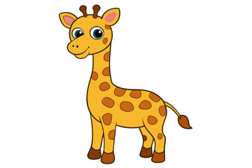 Animal Giraffe Sublimation Designs - Vector, Cartoon, Clipart, Line Art for Graphics & Print, Animal giraffe sublimation, vector, cartoon, and clipart for digital graphics and print use