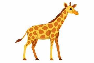 Fototapeta premium Animal Giraffe Sublimation Designs - Vector, Cartoon, Clipart, Line Art for Graphics & Print, Animal giraffe sublimation, vector, cartoon, and clipart for digital graphics and print use