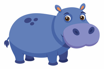 Naklejka premium Animal Hippo Sublimation Designs: Vector Illustrations, Cartoons, Clipart, Line Art, Hippo sublimation designs: vector, clipart, cartoons, and line art for digital products and prints.