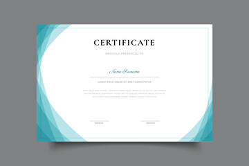 certificate template background design