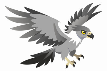  Dangerous bird vector art illustration