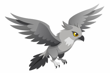  Dangerous bird vector art illustration