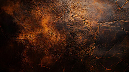 Dark Brown Leather Texture Photo