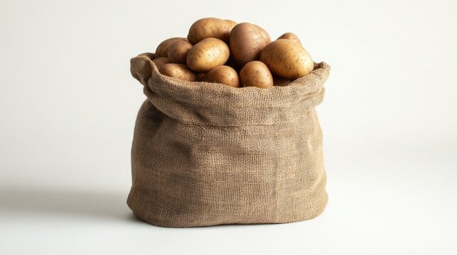 Burlap Sack of Potatoes