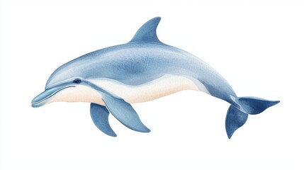 Dolphin swimming with grace and agility