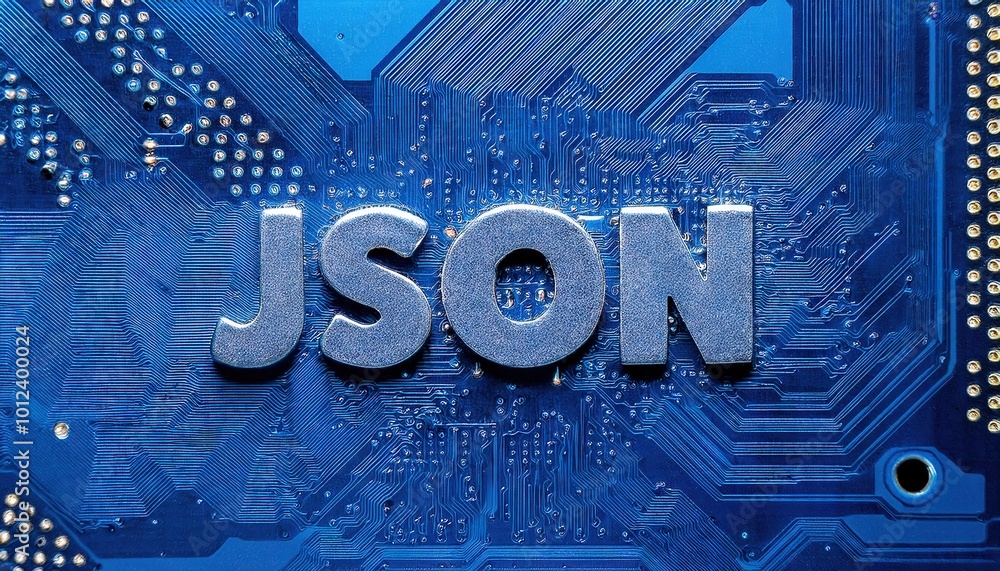 Poster understanding json data format in technology