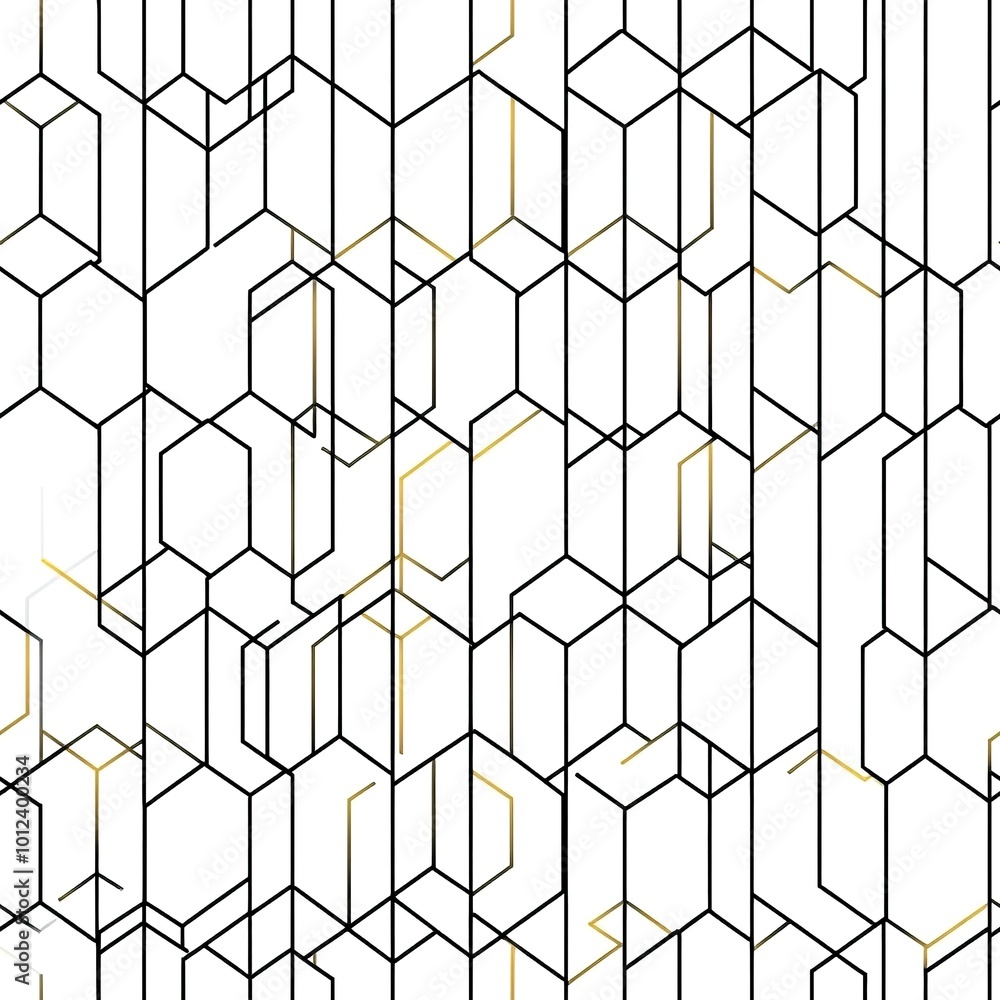 Poster vector seamless pattern with thin lines, modern geometric background for design. minimalist line art