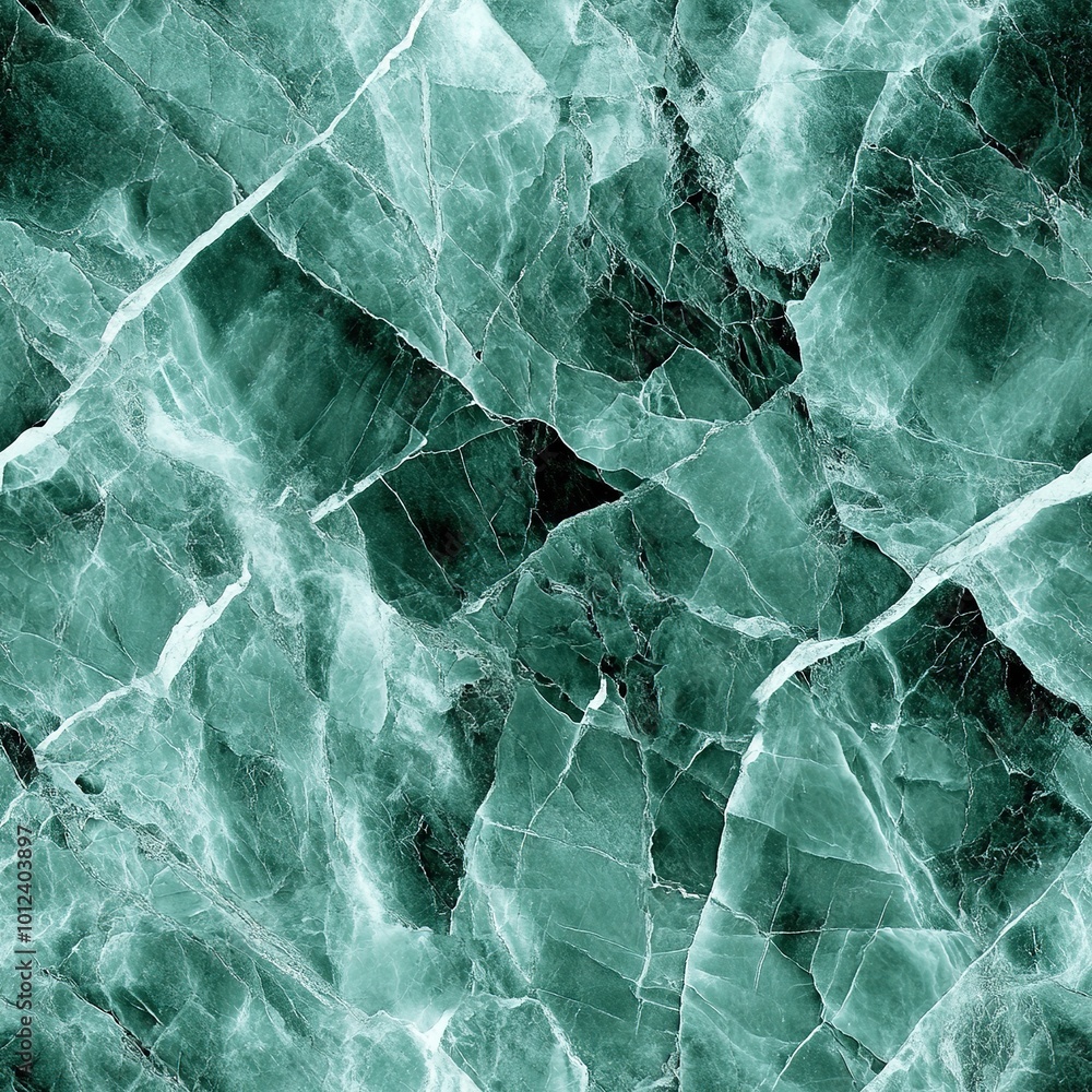 Poster seamless pattern background of a green marble texture backdrop.