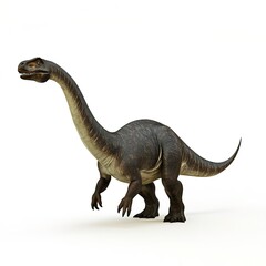 Obraz premium Saurischia, Sauropoda, Apatosaurus isolated on white background 