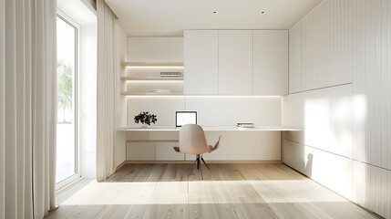 Fototapeta premium Bold, modern design energizes this innovative and inspiring office space 