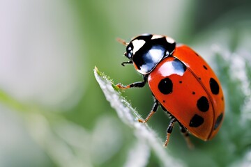 Fototapeta premium Ladybug Close Up View