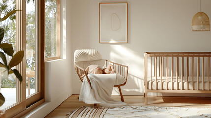 Simple joys reflected in the peaceful design of a child’s room
