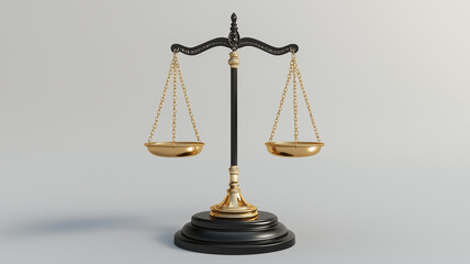 正義の象徴、天秤ばかり