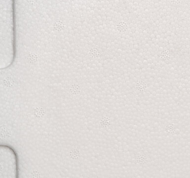 textura de placa de unicel blanco r&iacute;gido