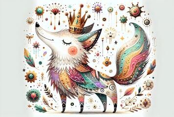 "Reinos Mágicos del Lobo Real"