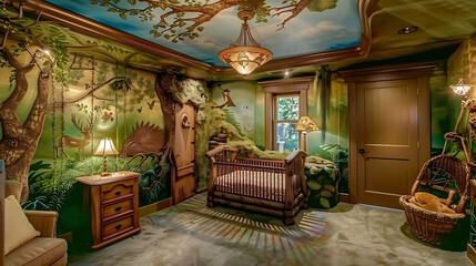 Step into whimsy in this delightful and imaginative children’s room
