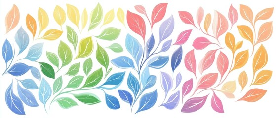 Serene Abstract Pattern in Muted Colors with Soft Gradients  A Contemporary Flat Design Illustration for Modern Aesthetic and Creative Projects