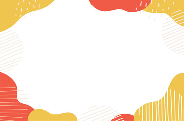 おしゃれな手描きフレーム