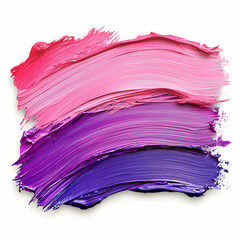 Pink and Purple Abstract Paint Strokes Illustration