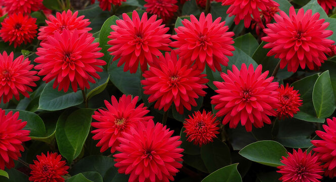Red gloxinia flowers background