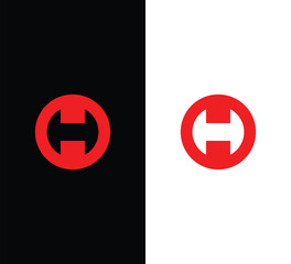 Obraz premium Minimalist Letter OH Logo Design