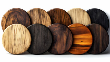 Wooden Circles Photo - Texture, Wood, Brown, Natural, Background, Circle, Pattern, Grain, Material, Design