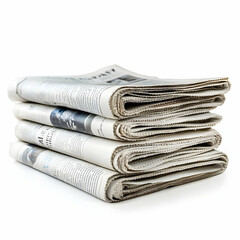 Stack of Daily Newspapers Photo
