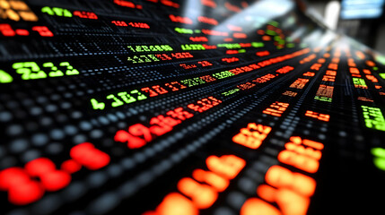 Obraz premium Stock Market Data Abstract Background Trading Finance
