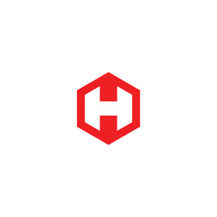 Hexagon Letter H Logo