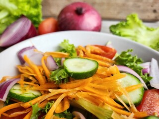 Fresh green lettuce health food