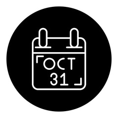 October 31st Vector Icons