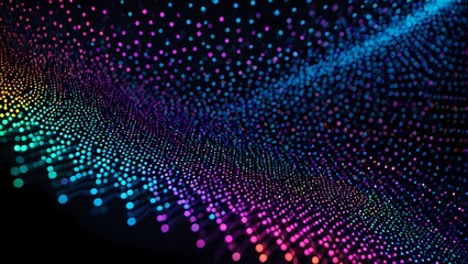 Obraz premium abstract binary code