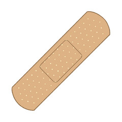medical equipment illustration bandage or plaster on a transparent background