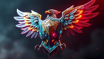 phoenix bird with wings