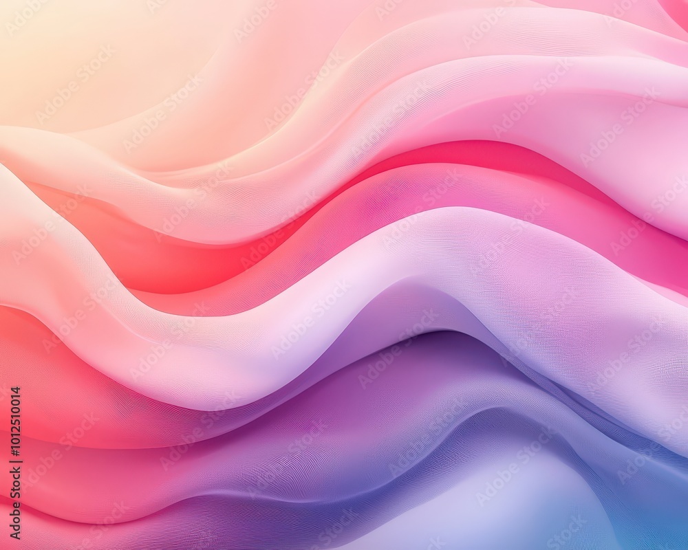 Poster Abstract texture with layered, translucent colors creating depth