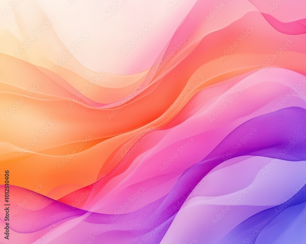 Poster Abstract texture with layered, translucent colors creating depth