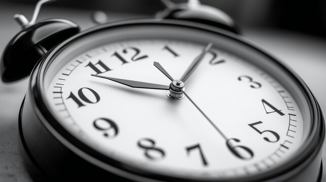 Clock Turning Back, featuring an analog clock with the hour hand moving backward, with copy space, Daylight Savings Time Ends