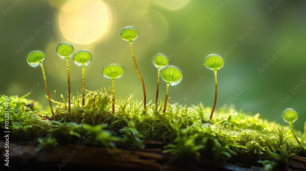 Canvas Prints Macro Photography of Moss