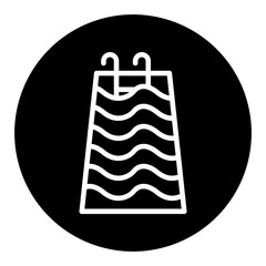 Swimming Pool Vector Icons