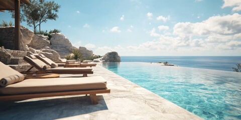 Fototapeta premium Serene Seaside Escape