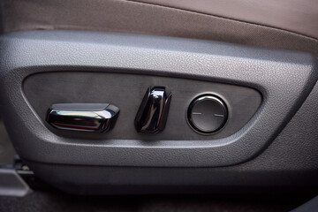 Explore the intricate functions of premium luxury car seat control buttons in detail