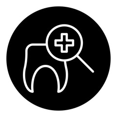 Fototapeta premium Dental Checkup Vector Icons