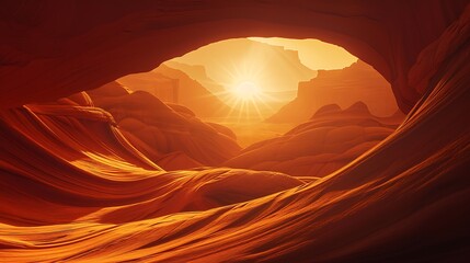 Antelope Canyon's Golden Hour