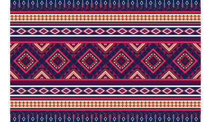 Pink native fabric pattern