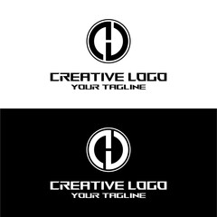 creative letter logo dd desain vektors