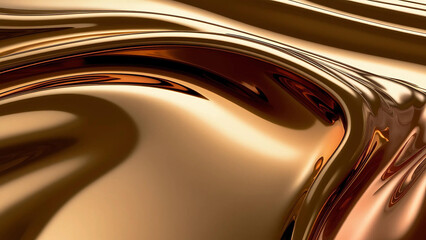 Golden Symphony: A Metallic Masterpiece