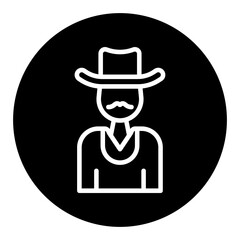 Cowboy Vector Icons