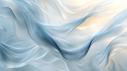 Obraz premium Abstract blue waves on soft background