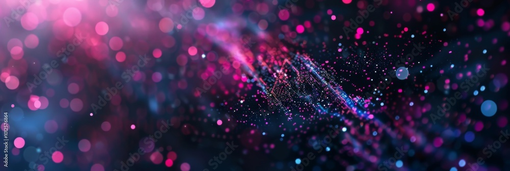Poster digital background for technology: versatile design featuring ai, data, audio, and graphics elements